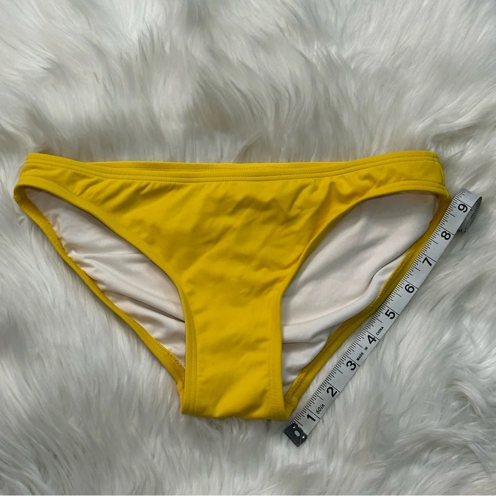 Carmen Marc Valvo Yellow Floral Tankini Swimsuit